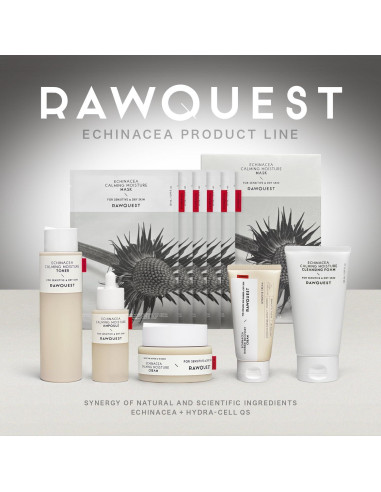 Mascarilla Facial RAWQUEST Echinacea 5 unidades Hidratante