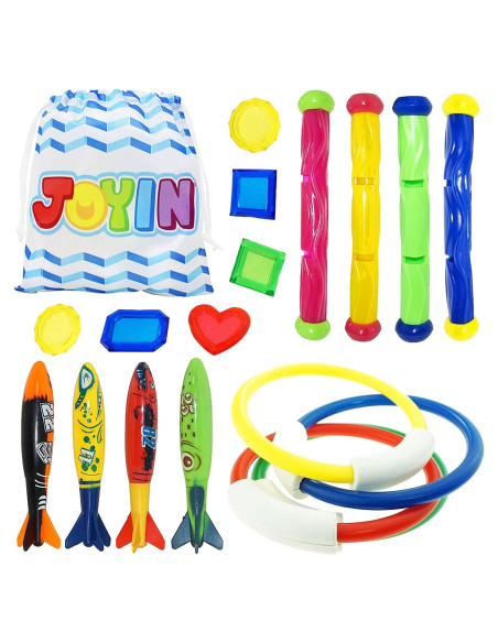 Juguetes de Buceo Joyin 18 Piezas para Niños 8 a 12 Años