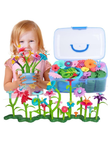 Set de Construcción Jardín de Flores BIRANCO 138 PCS