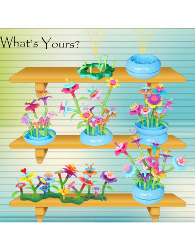 Set de Construcción Jardín de Flores BIRANCO 138 PCS