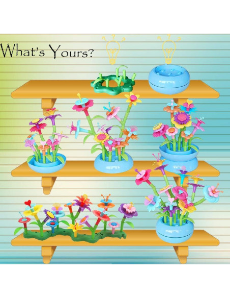 Set de Construcción Jardín de Flores BIRANCO 138 PCS