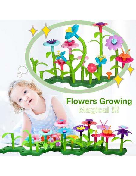 Set de Construcción Jardín de Flores BIRANCO 138 PCS