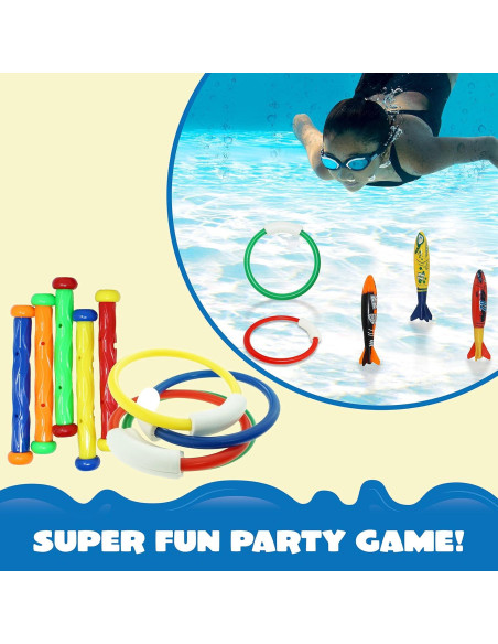 Juguetes de Buceo Joyin 18 Piezas para Niños 8 a 12 Años