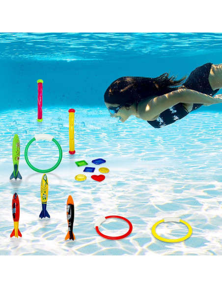 Juguetes de Buceo Joyin 18 Piezas para Niños 8 a 12 Años