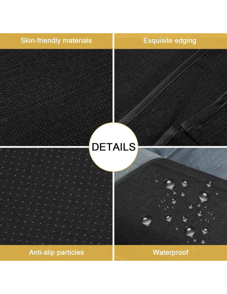 Organizador de Reposabrazos Sixyotie 5 Bolsillos Negro 33x89 cm