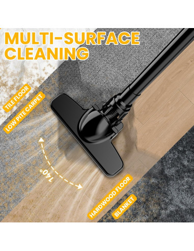 Aspiradora Inalámbrica GUNOZE 20V 500W HEPA 5 en 1 Portátil