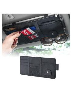 Organizador de Visera de Coche Yonput YNZJJ01BL Negro 29x15cm