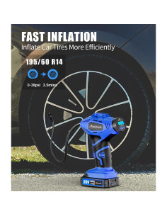 Compresor de Aire Inalámbrico AVID POWER 20V Portátil 2