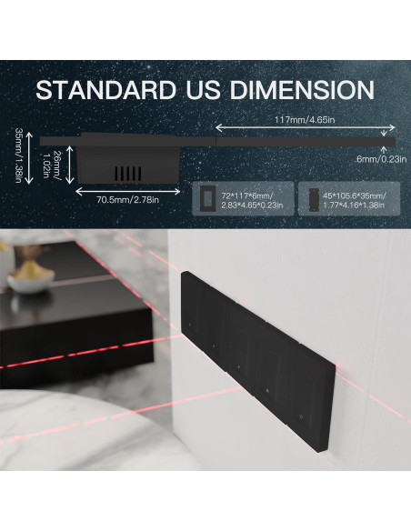 Interruptor de Luz Inteligente MOES 2da Generación WiFi 2.4GHz