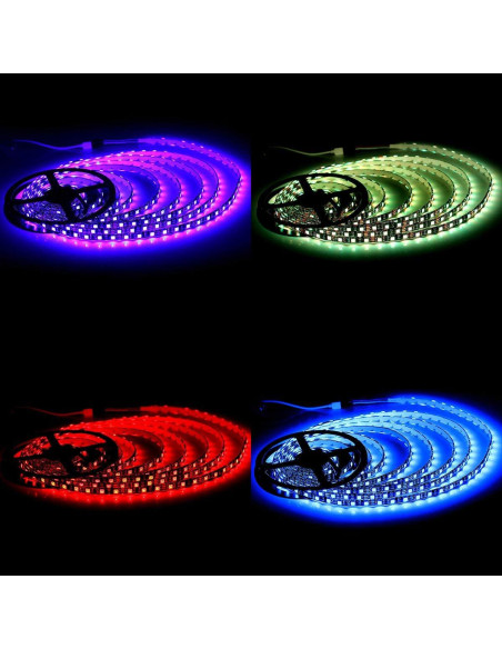 Tira LED SUPERNIGHT 5M RGB Impermeable 300 LEDs Flexible Tira LED SUPERNIGHT 5M RGB Impermeable 300 LEDs Flexible