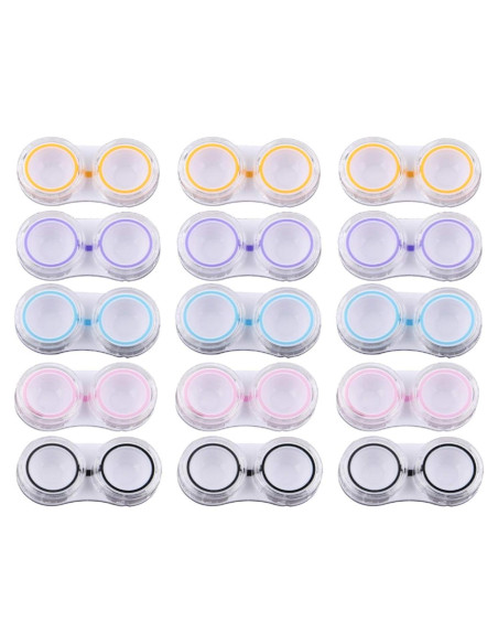 15 Cajas de Lentes de Contacto KISEER - Almacenamiento Portátil