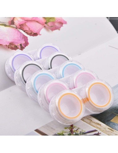 15 Cajas de Lentes de Contacto KISEER - Almacenamiento Portátil