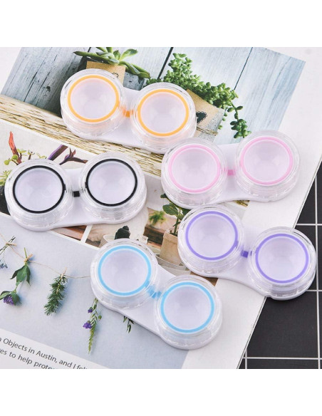 15 Cajas de Lentes de Contacto KISEER - Almacenamiento Portátil