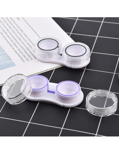 15 Cajas de Lentes de Contacto KISEER - Almacenamiento Portátil