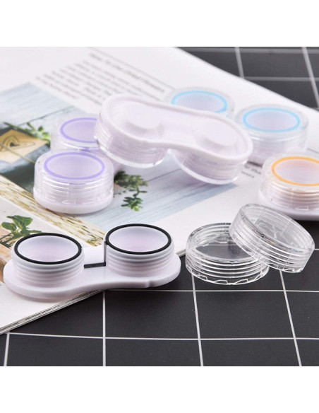 15 Cajas de Lentes de Contacto KISEER - Almacenamiento Portátil