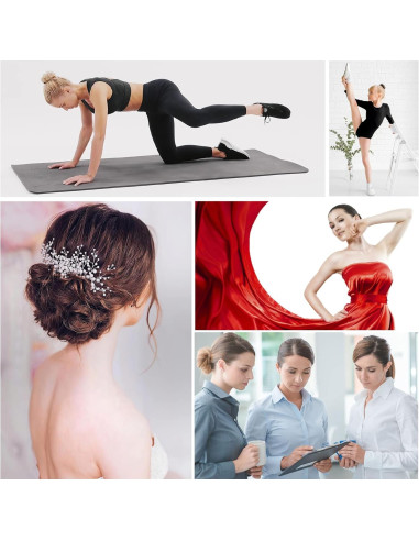 Juego de 6 Hacedores de Moños de Cabello Aivwis - Estilo Donut