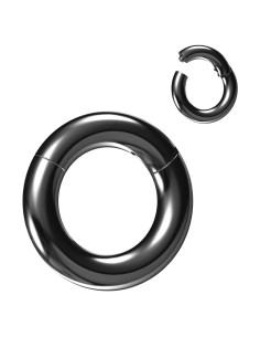 Aro de Nariz Hipoalergénico NewkeepsR 6G 8mm Negro Acero 316L