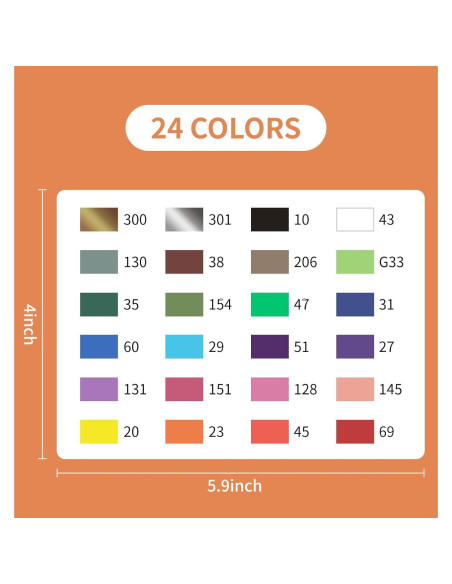 Marcadores de Pintura Acrílica Pindda 24 Colores Doble Punta Marcadores de Pintura Acrílica Pindda 24 Colores Doble Punta