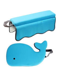 Juego Almohadilla Baño Bebé Genérico Ballena Azul Impermeable