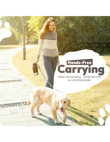 Botella de Agua Aislada WRTZ 32oz Acero Inoxidable Negro