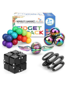 Conjunto de Juguetes Antiestrés Dilabnba 14 Piezas Portátil