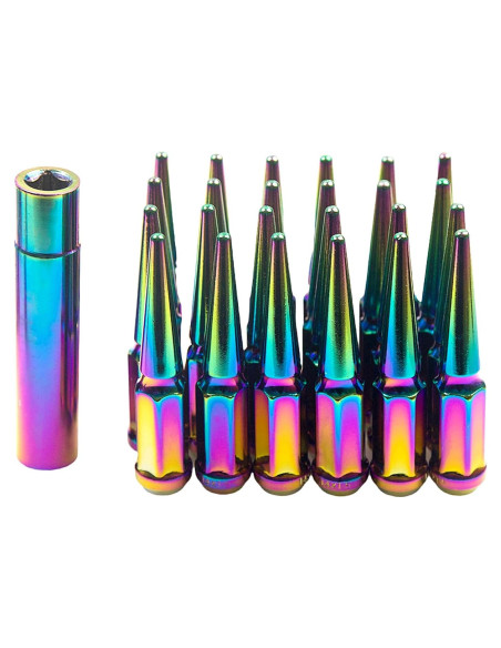 Tuercas de Rueda M14x1.5 24 Pcs Neo Chrome Altas 11.18 cm