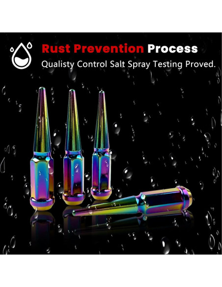 Tuercas de Rueda M14x1.5 24 Pcs Neo Chrome Altas 11.18 cm