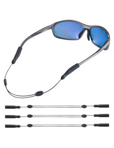 Correa para Gafas Gdnmpat 35.56cm Ajustable Negra - 3 Piezas