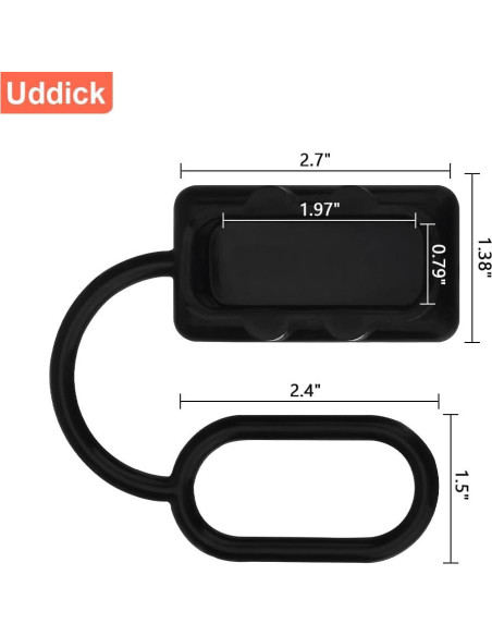 Juego de 2 Tapas de Polvo 175A Uddick para Conector de Batería