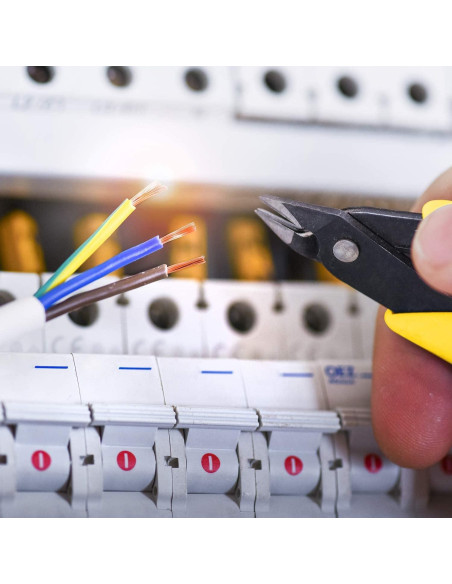 Cortadores Diagonales HongWay 5pcs 12.7cm Amarillo Ergonómico Cortadores Diagonales HongWay 5pcs 12.7cm Amarillo Ergonómico