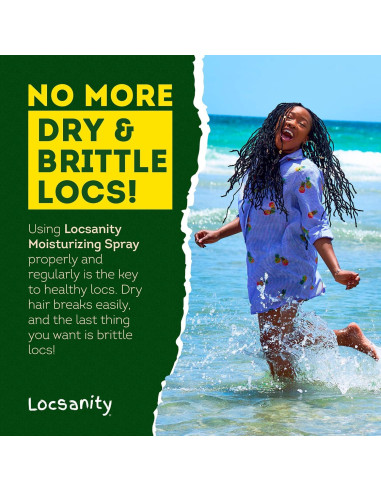 Locsanity Spray Hidratante Agua de Rosas y Menta 113.4ml