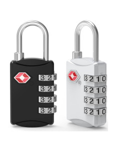 Candados de Equipaje TSA Diyife 2 Piezas 4 Dígitos Seguridad