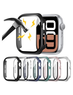 Funda Protectora HASDON para Apple Watch 40mm SE 2/6/5/4 - 6 Piezas
