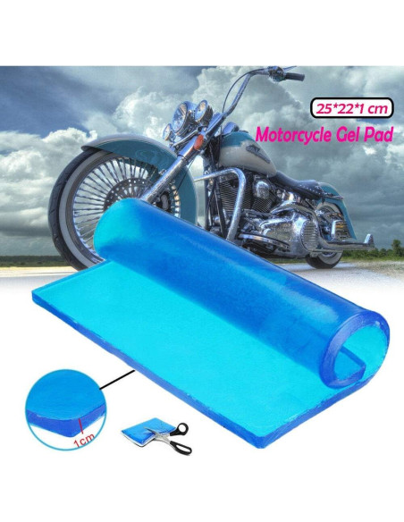 Almohadilla de Gel para Asiento de Motocicleta Lisyline 25x22cm