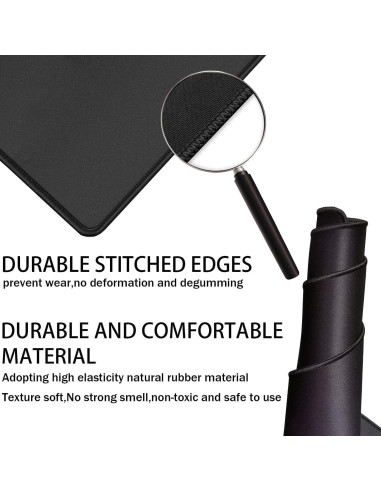 Almohadilla de Ratón Grande TEDNETGO 80x40cm Impermeable