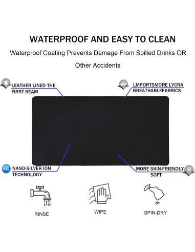 Almohadilla de Ratón Grande TEDNETGO 80x40cm Impermeable