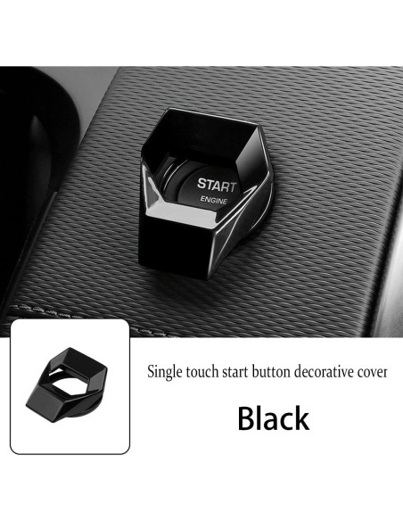 Cubierta Botón Inicio Motor Moly Magnolia Universal Negro