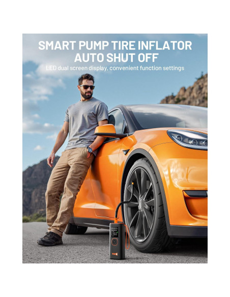 Inflador de Neumáticos Portátil YMXA VP-18 160 PSI 12V