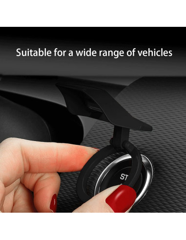 Cubierta Botón Inicio Motor Moly Magnolia Universal Negro