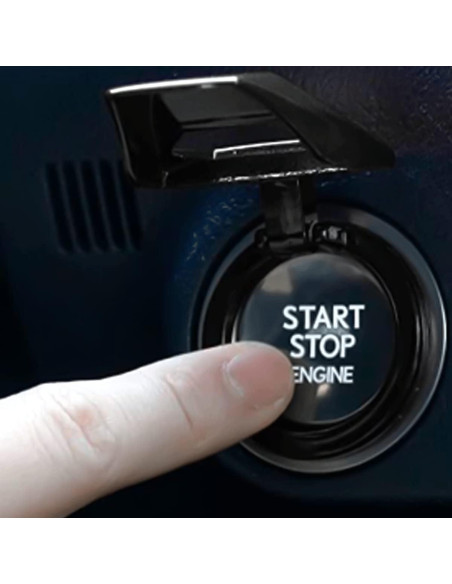Cubierta Botón Inicio Motor Moly Magnolia Universal Negro