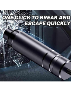 Martillo de Seguridad Yeria 2-en-1 Cortador de Cinturón 2