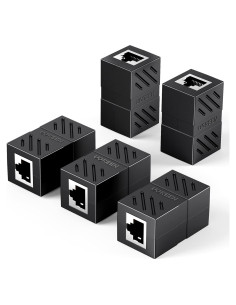 Acoplador Extensor Ethernet UGREEN RJ45 Hembra a Hembra 5 Pcs