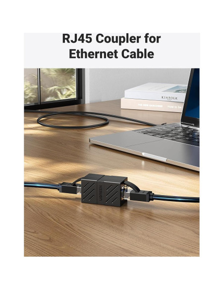 Acoplador Extensor Ethernet UGREEN RJ45 Hembra a Hembra 5 Pcs