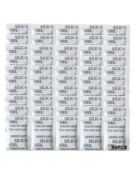 Paquetes de Gel de Sílice 50PCS 5g Deshidratantes Smaring