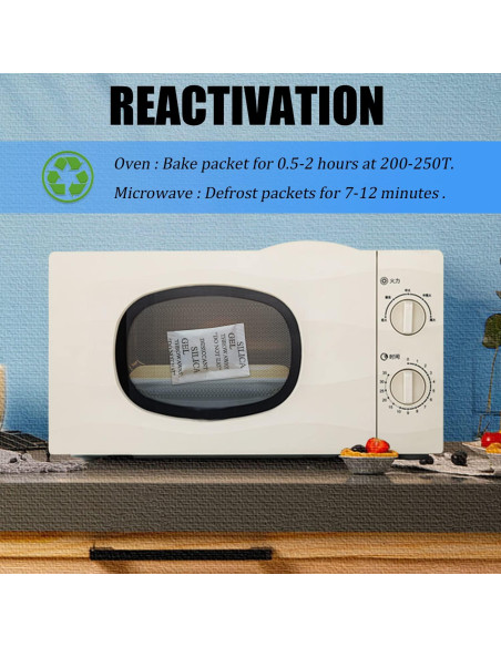 Paquetes de Gel de Sílice 50PCS 5g Deshidratantes Smaring