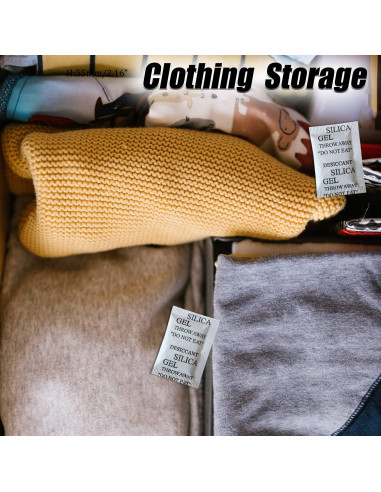 Paquetes de Gel de Sílice 50PCS 5g Deshidratantes Smaring