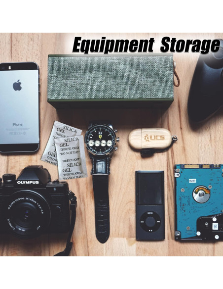 Paquetes de Gel de Sílice 50PCS 5g Deshidratantes Smaring