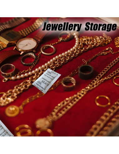 Paquetes de Gel de Sílice 50PCS 5g Deshidratantes Smaring