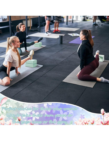 Bloques de Yoga Outus 20 Pcs Espuma EVA Antideslizantes 23x15x7.6cm