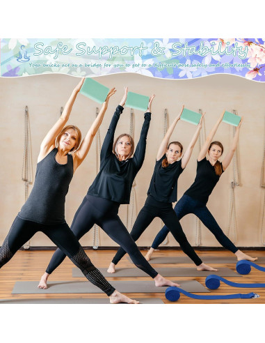 Bloques de Yoga Outus 20 Pcs Espuma EVA Antideslizantes 23x15x7.6cm